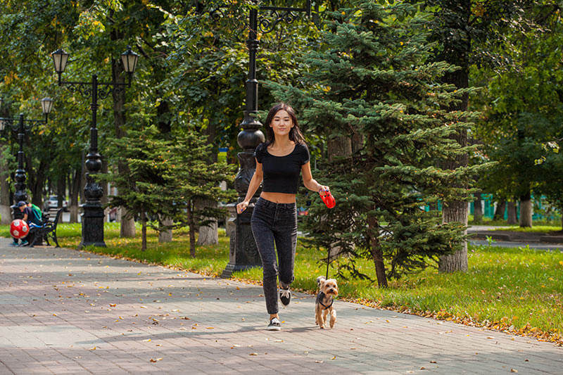Vrouw joggend met haar hond | Fit worden met behulp van je hond!