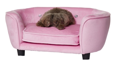 Enchanted hondenmand / sofa serena roze